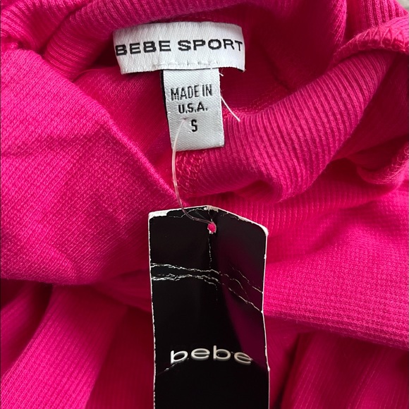Bebe Sport seamed shirred turtleneck sweater - Picture 7 of 7